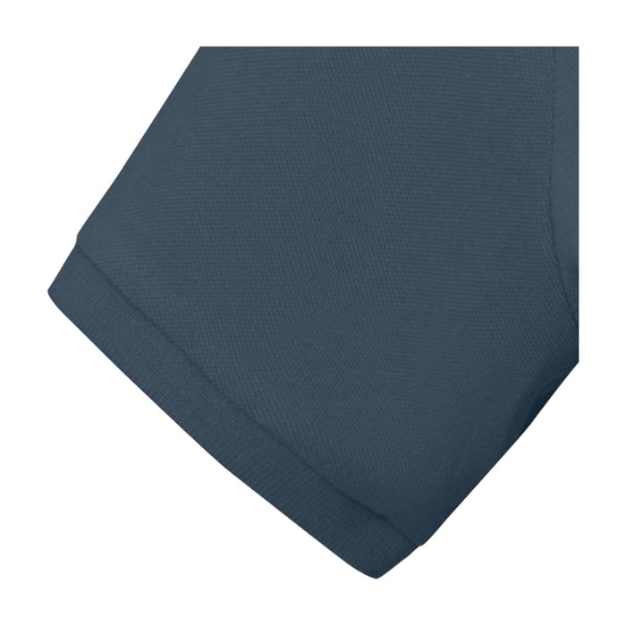 Polo de manga corta para mujer en punto piqué 200 g/m2 Elevate Life color azul cian vista detalle 2 Polo de manga corta para mujer en punto piqué 200 g/m2 Elevate Life color azul cian vista detalle 2