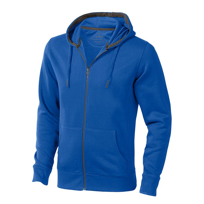 Sudadera con capucha y cremallera 300 g/m2 color azul real