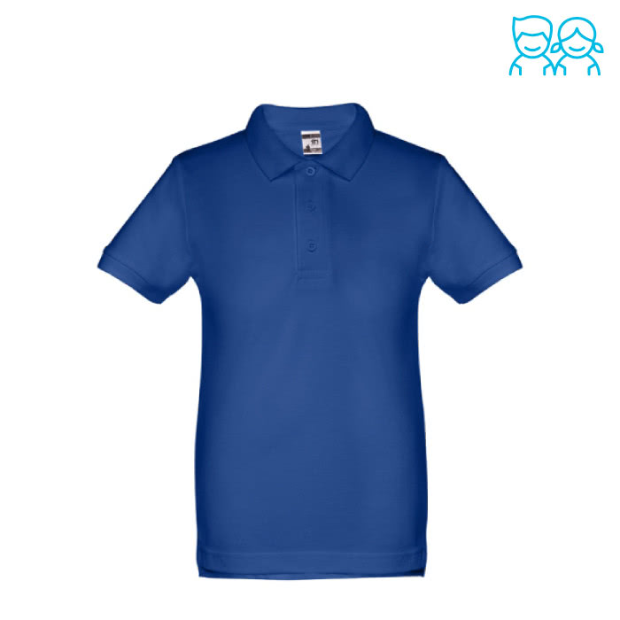 Polos publicidad infantiles color azul real