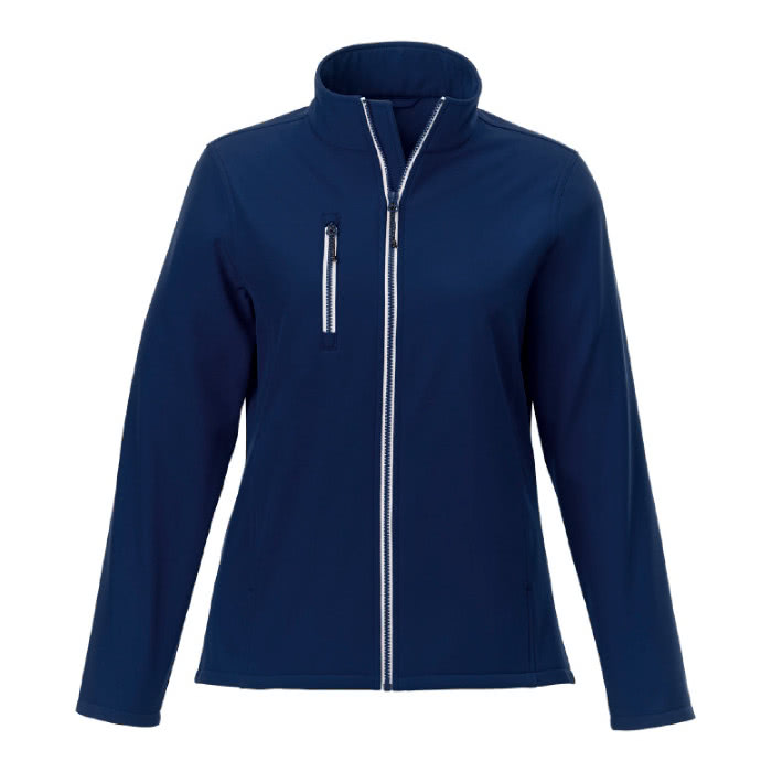 Chaquetas mujer softshell impresas color azul marino Chaquetas mujer softshell impresas color azul marino