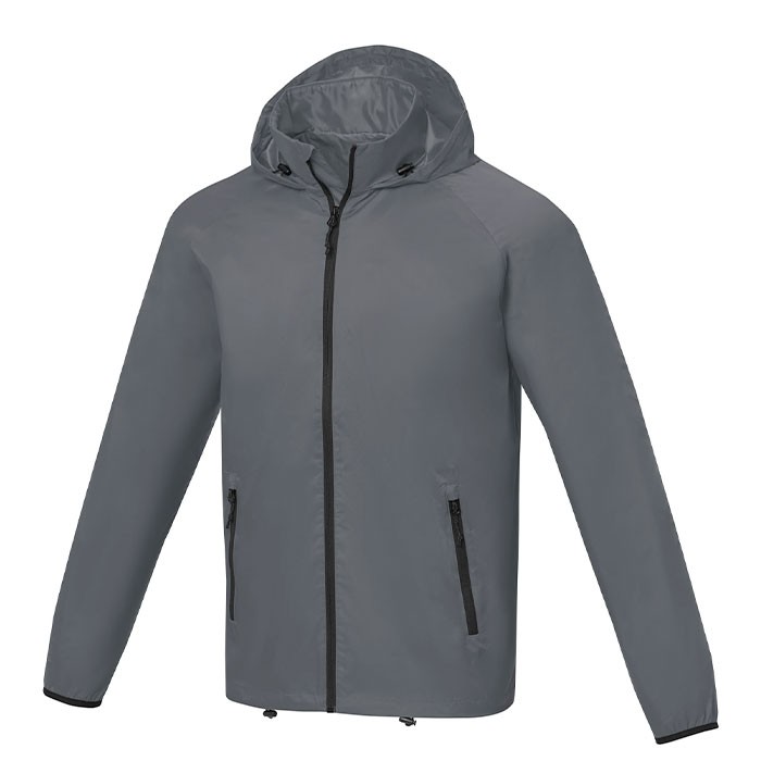 Chaqueta resistente al agua 60 g/m2 color gris oscuro Chaqueta resistente al agua 60 g/m2 color gris oscuro