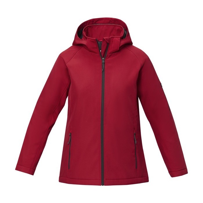 Chaqueta de poliéster para mujer 250 g/m2 Elevate Essentials color rojo segunda vista frontal Chaqueta de poliéster para mujer 250 g/m2 Elevate Essentials color rojo segunda vista frontal