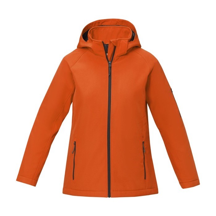 Chaqueta de poliéster para mujer 250 g/m2 Elevate Essentials color naranja segunda vista frontal Chaqueta de poliéster para mujer 250 g/m2 Elevate Essentials color naranja segunda vista frontal