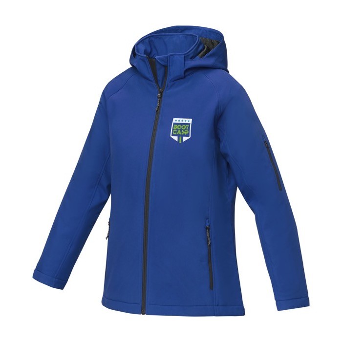 Chaqueta de poliéster para mujer 250 g/m2 Elevate Essentials color azul vista impresión transfer Chaqueta de poliéster para mujer 250 g/m2 Elevate Essentials color azul vista impresión transfer