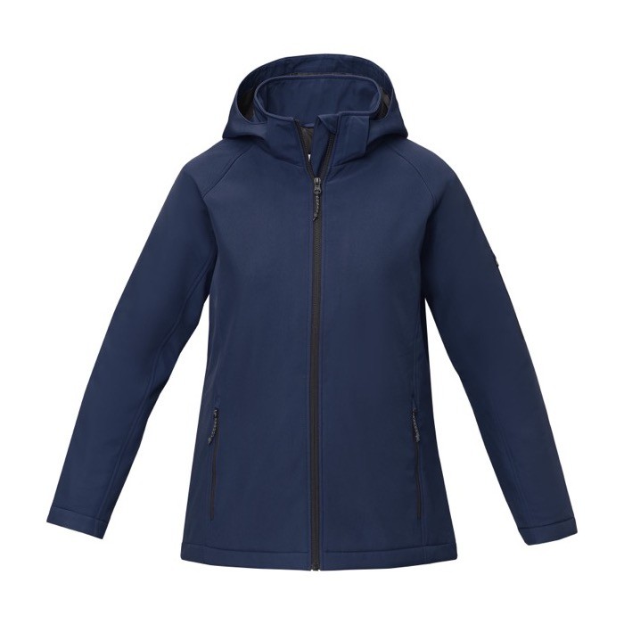 Chaqueta de poliéster para mujer 250 g/m2 Elevate Essentials color azul marino segunda vista frontal Chaqueta de poliéster para mujer 250 g/m2 Elevate Essentials color azul marino segunda vista frontal