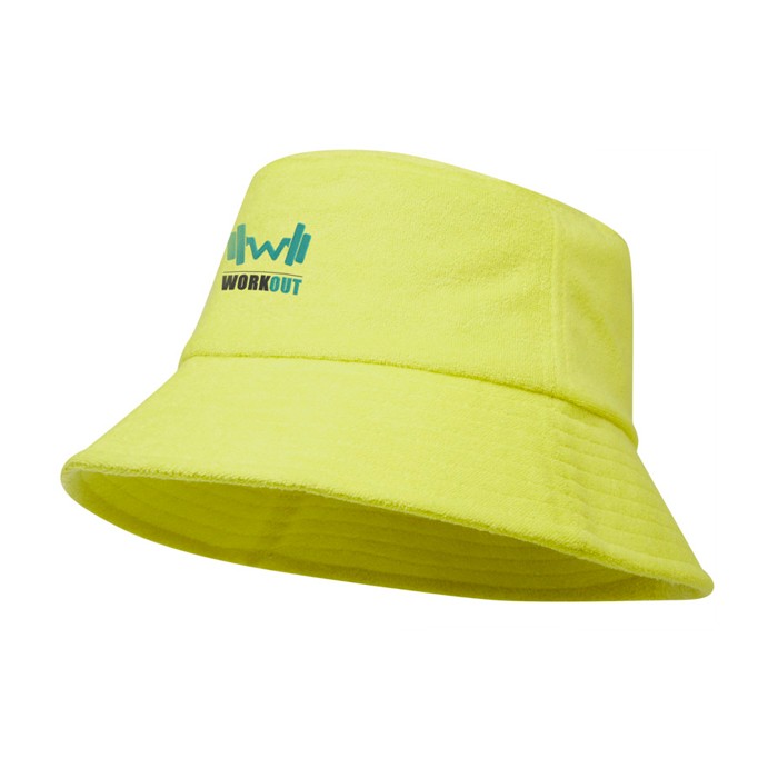 Sombrero de rizo reciclado extrasuave y colores soft 230 g/m2