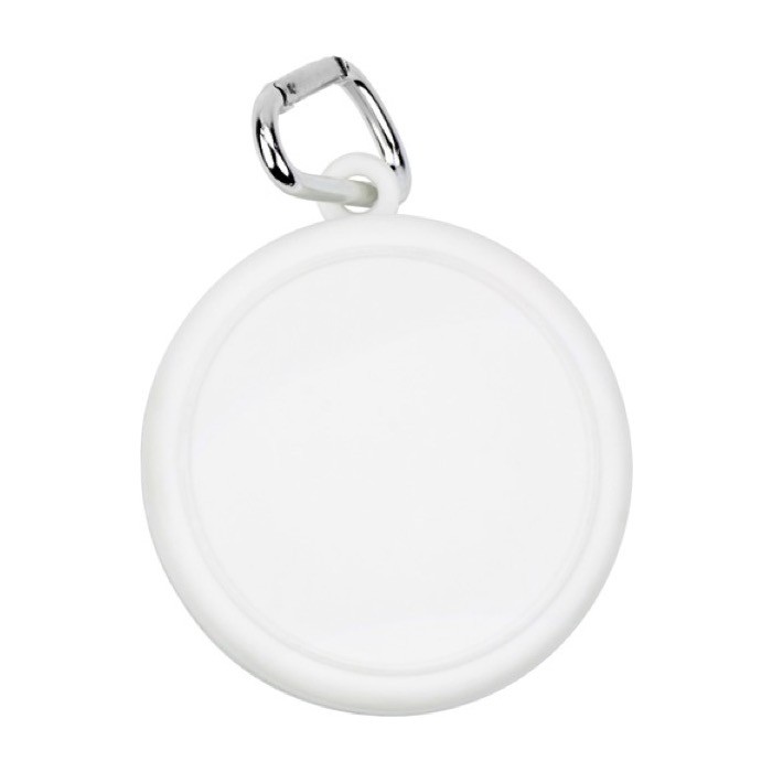 Vaso plegable para guardar pastillas color blanco primera vista