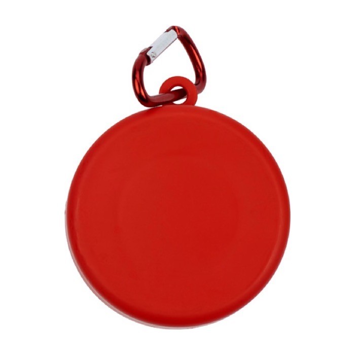 Vaso plegable para guardar pastillas color rojo primera vista