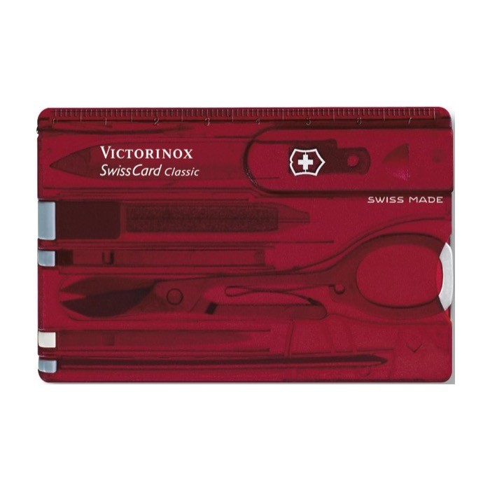 Caja de múltiples herramientas Victorinox SwissCard Classic primera vista