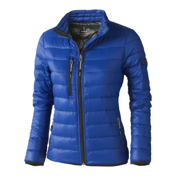 Chaqueta de plumón natural para mujer color azul Chaqueta de plumón natural para mujer color azul