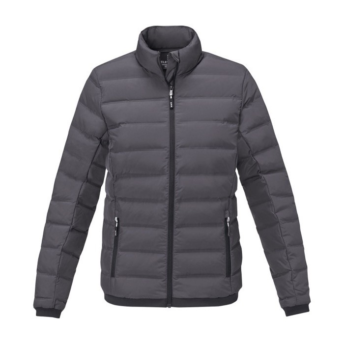 Chaqueta de plumón para mujer en poliéster 164 g/m2 Elevate Life color gris oscuro segunda vista frontal
