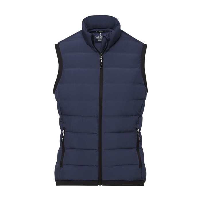 Chaleco de plumón para mujer de poliéster 164 g/m2 Elevate Life color azul marino segunda vista frontal Chaleco de plumón para mujer de poliéster 164 g/m2 Elevate Life color azul marino segunda vista frontal