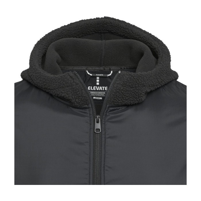 Chaqueta sherpa de poliéster reciclado unisex Elevate NXT vista detalle 1 Chaqueta sherpa de poliéster reciclado unisex Elevate NXT vista detalle 1