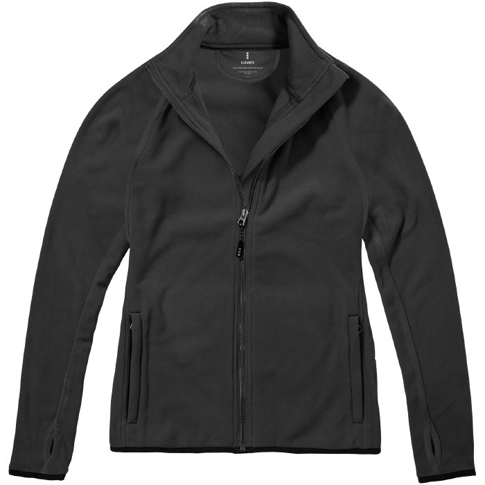 Chaqueta para mujer de microfibra y poliéster 190 g/m2 Elevate Life color gris oscuro
