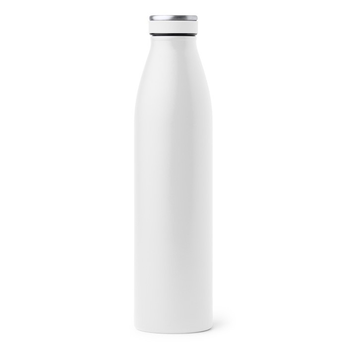 Botella térmica de acero con aislamiento de cobre al vacío 750ml color blanco segunda vista