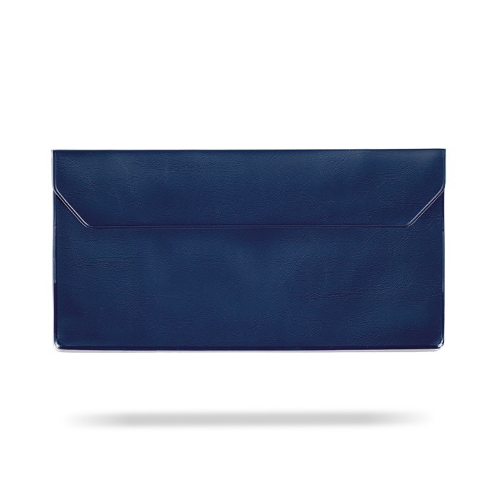 Portadocumentos ideal para llevar la documentación para viajar color azul marino