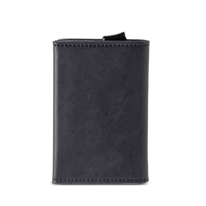 Monedero y tarjetero con protección RFID y acceso con un solo click color negro vista 11 Monedero y tarjetero con protección RFID y acceso con un solo click color negro vista 11