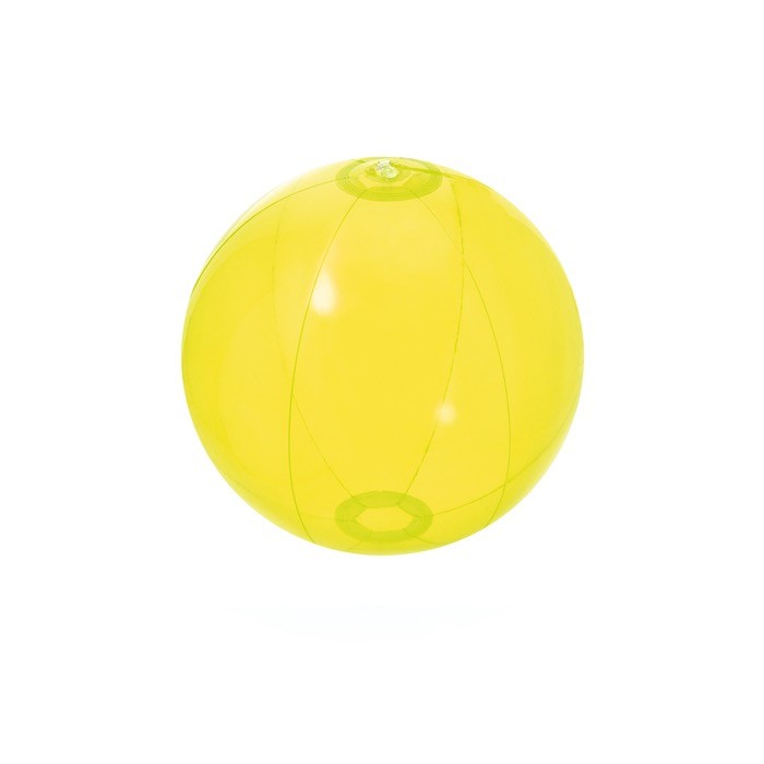 Pelota de playa de colores alegres color amarillo Pelota de playa de colores alegres color amarillo