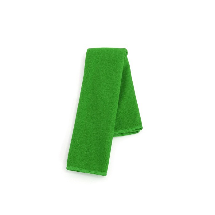 Toalla de microfibra absorbente pequeña de mano 45x30cm 345g/m2 vista de ambiente