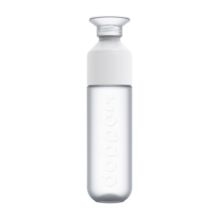 Botella reutilizable personalizada Dopper color blanco primera vista Botella reutilizable personalizada Dopper color blanco primera vista