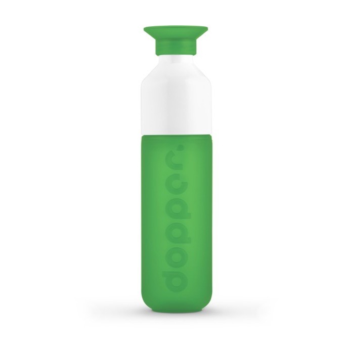 Botella reutilizable personalizada Dopper color verde primera vista Botella reutilizable personalizada Dopper color verde primera vista