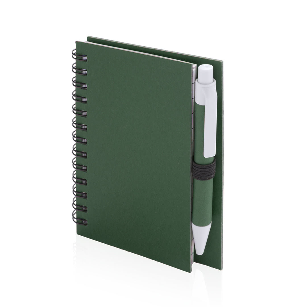 Bloc de notas B7 personalizable color verde