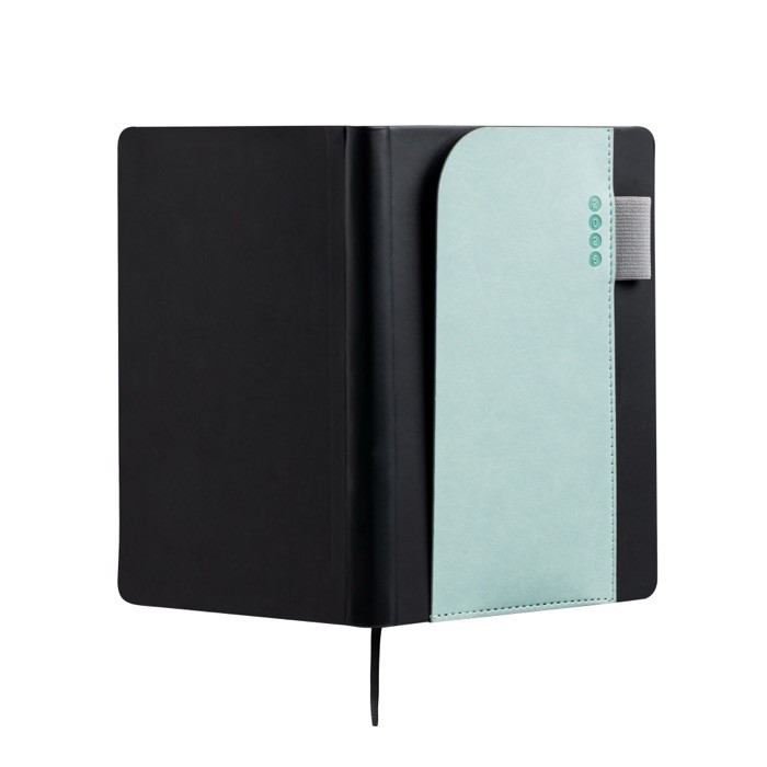 Agenda diaria en español y portugués con soporte para bolígrafo A5 color verde claro Agenda diaria en español y portugués con soporte para bolígrafo A5 color verde claro