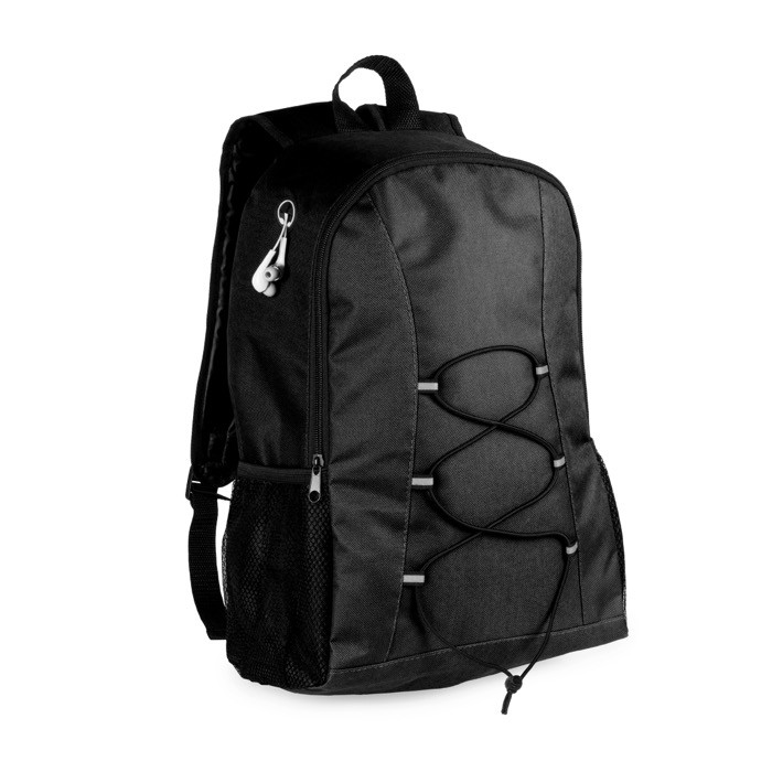 Mochila con salida para auriculares color negro Mochila con salida para auriculares color negro