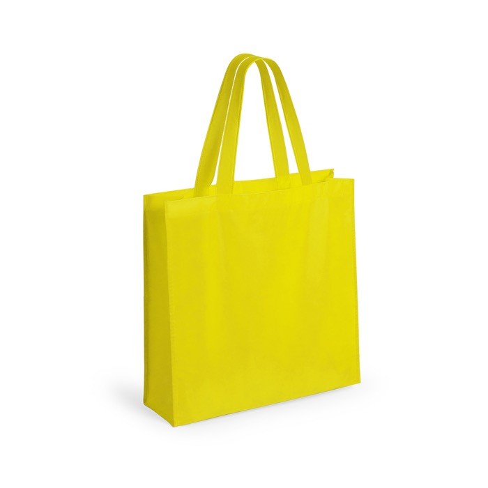 Bolsa de non-woven laminado 110 g/m2 color amarillo
