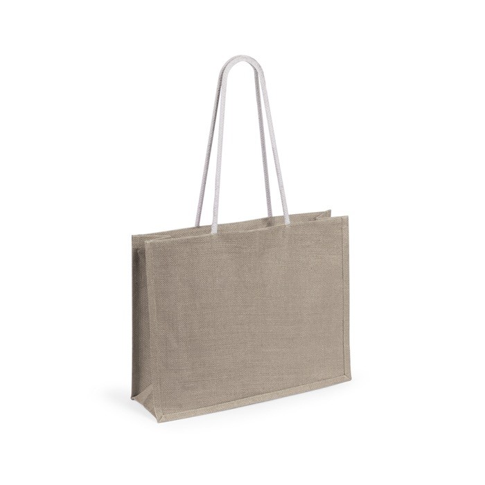 Bolsa de yute en color color natural Bolsa de yute en color color natural