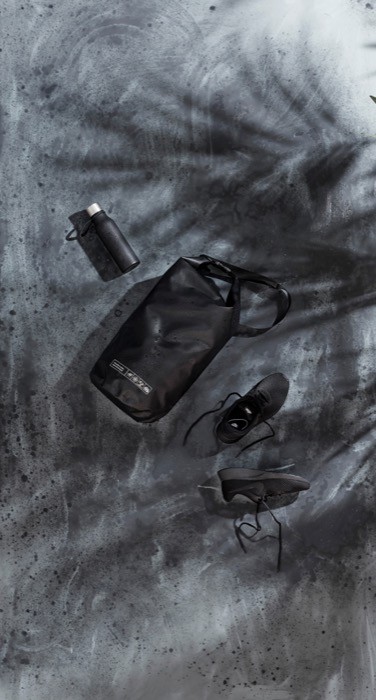 Botella termo de acero inoxidable con tapa antigoteo y asa 450ml color negro