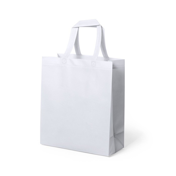 Bolsa resistente brillante 110 g/m2 color blanco