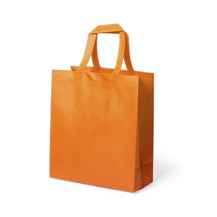 Bolsa resistente brillante 110 g/m2 color naranja