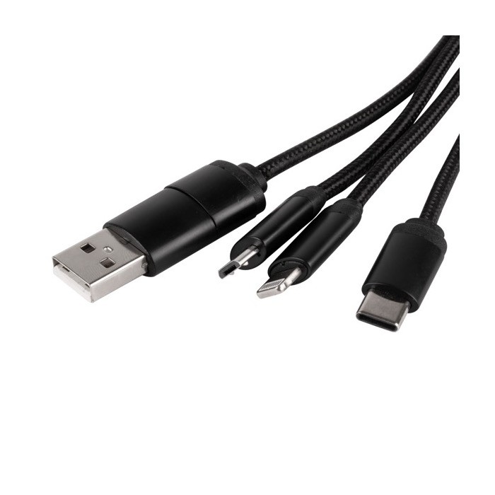 Cargador con múltiples conexiones con opción de marcaje retroiluminado color negro vista detalle 4 Cargador con múltiples conexiones con opción de marcaje retroiluminado color negro vista detalle 4