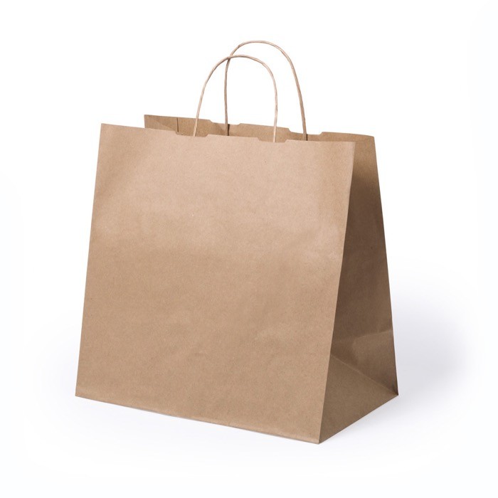 Bolsa de papel reciclado 80 g/m2 color marrón Bolsa de papel reciclado 80 g/m2 color marrón