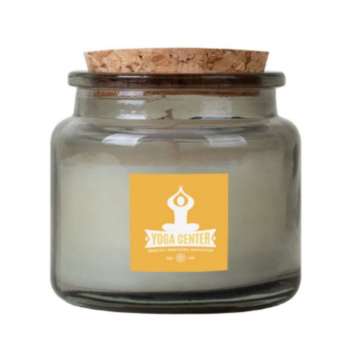 Vela para personalizar con olor a musk y tapa de corcho color gris quinta vista Vela para personalizar con olor a musk y tapa de corcho color gris quinta vista