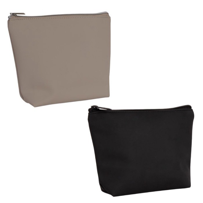 Neceser de cuero sintético personalizable con tirador a juego primera vista