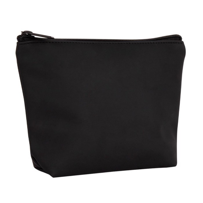 Neceser de cuero sintético personalizable con tirador a juego color negro segunda vista