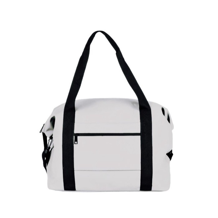 Bolsa de cuero sintético para viaje con cinta para trolley color natural segunda vista Bolsa de cuero sintético para viaje con cinta para trolley color natural segunda vista