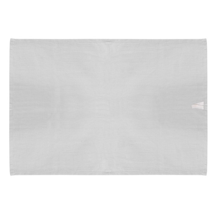 Paño rectangular para cocina de algodón reciclado 140 g/m2 color blanco tercera vista Paño rectangular para cocina de algodón reciclado 140 g/m2 color blanco tercera vista