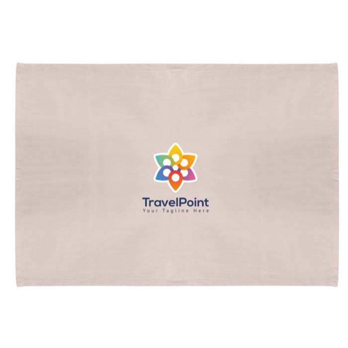 Paño rectangular para cocina de algodón reciclado 140 g/m2 color natural cuarta vista Paño rectangular para cocina de algodón reciclado 140 g/m2 color natural cuarta vista