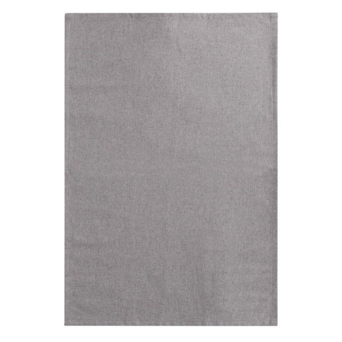 Paño de cocina de algodón reciclado con cinta para colgar 180 g/m2 color gris tercera vista Paño de cocina de algodón reciclado con cinta para colgar 180 g/m2 color gris tercera vista