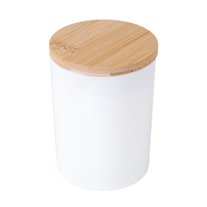 Vela de cera vegetal y parafín con fragancia English Pear color blanco primera vista Vela de cera vegetal y parafín con fragancia English Pear color blanco primera vista