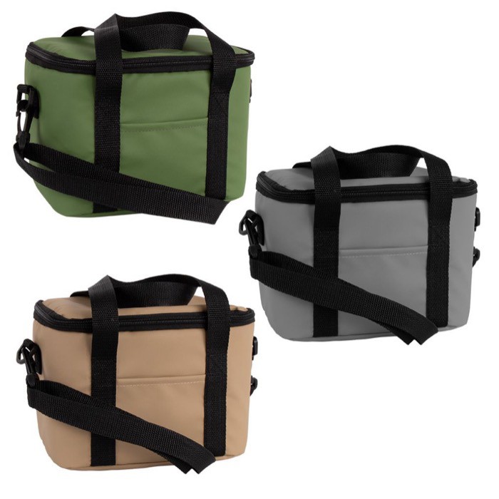 Bolsa nevera personal de cuero sintético y doble asa ajustable primera vista Bolsa nevera personal de cuero sintético y doble asa ajustable primera vista