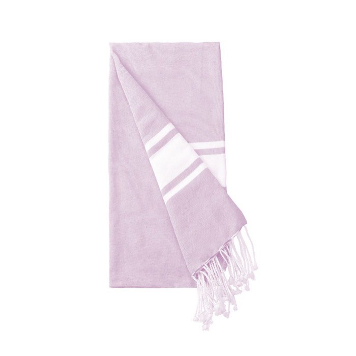 Pareo de algodón reciclado y poliéster en varios colores 150 g/m2 color rosa claro primera vista Pareo de algodón reciclado y poliéster en varios colores 150 g/m2 color rosa claro primera vista