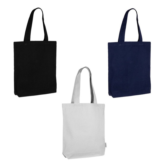 Bolsa de algodón reciclado en colores neutros 320 g/m2 primera vista Bolsa de algodón reciclado en colores neutros 320 g/m2 primera vista