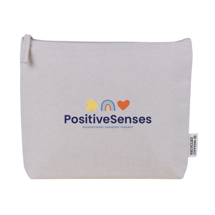 Neceser de algodón reciclado con forro de aluminio isotérmico color natural vista detalle Neceser de algodón reciclado con forro de aluminio isotérmico color natural vista detalle