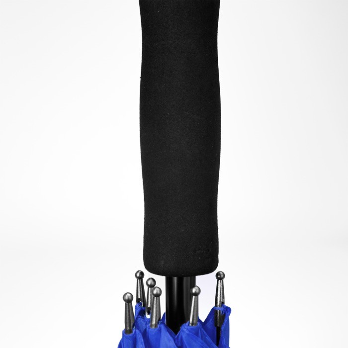 Paraguas XL con varillas de fibra de vidrio y apertura automática Ø130 color rojo vista detalle 1