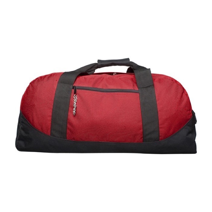 Bolsas de deporte de poliéster color rojo primera vista