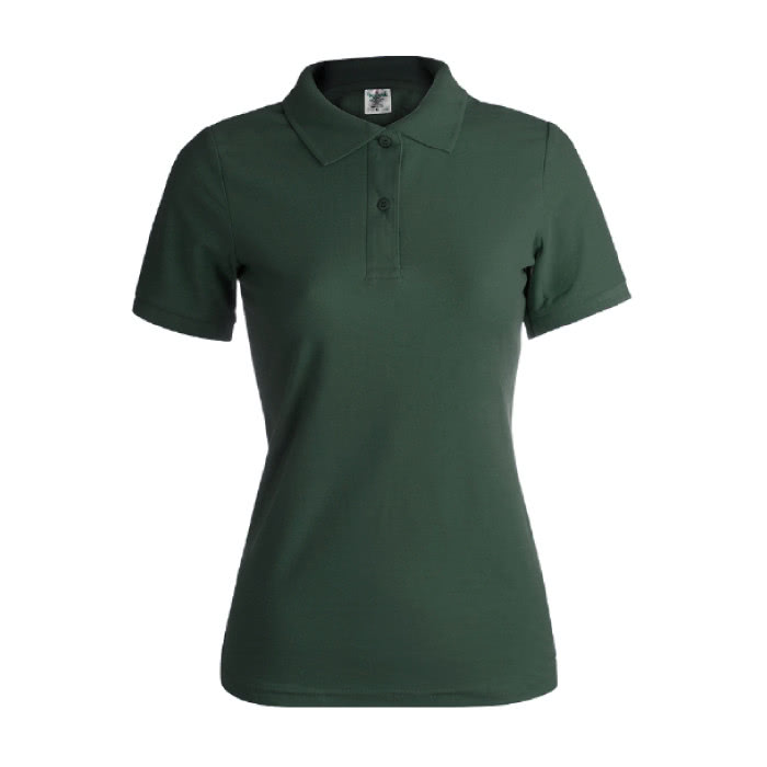 Polos mujer para personalizar color verde oscuro
